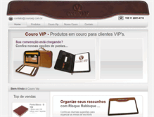 Tablet Screenshot of courovip.com.br